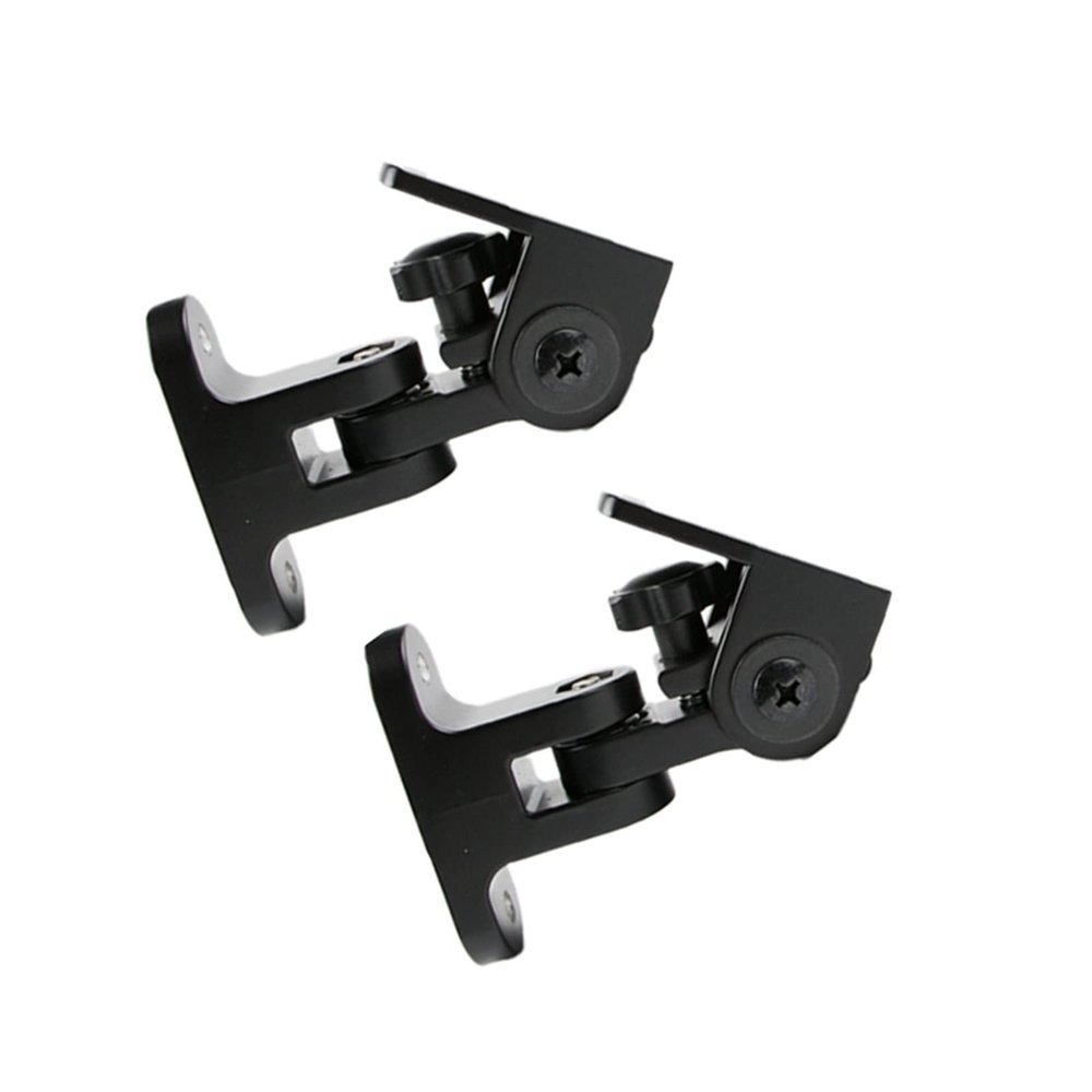 FEELIN Speaker Stand Surround Speaker Hanger Speaker Bracket Wall Hanging 1 Pair of Rotating Zinc Alloy Audio Hanger Small Speaker Wall Bracket Media Stand Audio-Video Shelving