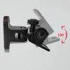 FEELIN Speaker Stand Surround Speaker Hanger Speaker Bracket Wall Hanging 1 Pair of Rotating Zinc Alloy Audio Hanger Small Speaker Wall Bracket Media Stand Audio-Video Shelving view 4