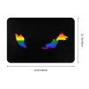 KOSPOGO LGBT Flag Map of Malaysia Bathroom Rugs Ultra Soft Non Slip Bath Mat Durable Kitchen Bedroom Rug 16x24 Inch Area Rug Door Mat view 3