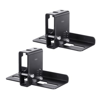 FEELIN Speaker Stand Speaker Wall Mount Bracket Adjustable Swivel Tilt Speaker Mount Bracket Home Surround Sound Stereo Stand Media Stand Audio-Video Shelving (Color : A)
