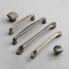 GGKLVWMA Antique Cabinet Door Pulls Kitchen Cabinet Handles Bronze Furniture Drawer Knobs Closet Wardrobe Handles for Furniture 1Pcs (Color : 7503 128mm) view 1