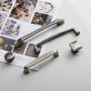 GGKLVWMA Antique Cabinet Door Pulls Kitchen Cabinet Handles Bronze Furniture Drawer Knobs Closet Wardrobe Handles for Furniture 1Pcs (Color : 7503 128mm) view 4