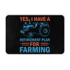 KOSPOGO Yes, I Have A Retirement Plan for Farming Bathroom Rugs Ultra Soft Non Slip Bath Mat Durable Kitchen Bedroom Rug 16x24 Inch Area Rug Door Mat view 1