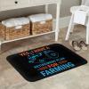 KOSPOGO Yes, I Have A Retirement Plan for Farming Bathroom Rugs Ultra Soft Non Slip Bath Mat Durable Kitchen Bedroom Rug 16x24 Inch Area Rug Door Mat view 2