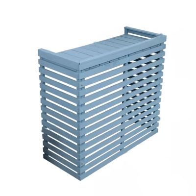 PAPERGAN Air Conditioner Cover Outdoor Plant Display Rack Storage Shelf, Window Unit Deflector, Outer Frame for Outside to Hide, Suitable for Indoor and Outdoor (Size : 105 * 45 * 100CM)