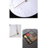 ZLGONRL Office Clock Nordic Art Wall Clocks Silent Atmosphere Creative Personality Living Room Bedroom Clocks Marble Clock (B) view 3