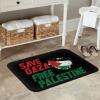 KOSPOGO Save Gaza Free Palestine Bathroom Rugs Ultra Soft Non Slip Bath Mat Durable Kitchen Bedroom Rug 16x24 Inch Area Rug Door Mat view 2