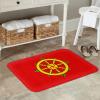 KOSPOGO Flag of Tannu Tuva (1921-1926) Alternate Bathroom Rugs Ultra Soft Non Slip Bath Mat Durable Kitchen Bedroom Rug 16x24 Inch Area Rug Door Mat view 2