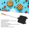 Double Sided Frying Pan, Double Sided Baking Pan Square Waffle Baking Pan Breakfast Maker Aluminum Flip Pan Multifunctional Cooking Pan view 2