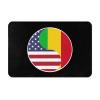 KOSPOGO Yin Yang Flag Combination of America and Mali Bathroom Rugs Ultra Soft Non Slip Bath Mat Durable Kitchen Bedroom Rug 16x24 Inch Area Rug Door Mat view 1