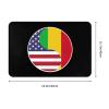 KOSPOGO Yin Yang Flag Combination of America and Mali Bathroom Rugs Ultra Soft Non Slip Bath Mat Durable Kitchen Bedroom Rug 16x24 Inch Area Rug Door Mat view 3