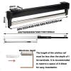 Extendable Pull Out Closet Rod - Pull Out Closet Rod With Damper, Wardrobe Pull-Out Trousers Rack, Heavy Duty Retractable Pull Out Pants Rack Adjustable Closet Rod, For Pants Coat ( Size : 500mm/19.7i view 2