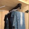 Extendable Pull Out Closet Rod - Pull Out Closet Rod With Damper, Wardrobe Pull-Out Trousers Rack, Heavy Duty Retractable Pull Out Pants Rack Adjustable Closet Rod, For Pants Coat ( Size : 500mm/19.7i view 3