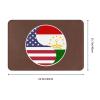 KOSPOGO Yin Yang Flag Combination of America and Tajikistan Bathroom Rugs Ultra Soft Non Slip Bath Mat Durable Kitchen Bedroom Rug 16x24 Inch Area Rug Door Mat view 3