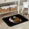 KOSPOGO Cute Pug Binoculars on Board Bathroom Rugs Ultra Soft Non Slip Bath Mat Durable Kitchen Bedroom Rug 16x24 Inch Area Rug Door Mat view 2