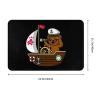 KOSPOGO Cute Pug Binoculars on Board Bathroom Rugs Ultra Soft Non Slip Bath Mat Durable Kitchen Bedroom Rug 16x24 Inch Area Rug Door Mat view 3