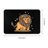 KOSPOGO Cute Lion Cubs Bathroom Rugs Ultra Soft Non Slip Bath Mat Durable Kitchen Bedroom Rug 16x24 Inch Area Rug Door Mat view 3