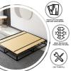 Imperius Heavy Duty Bed Panels Foldable Box Spring, Bunkie Board, Bed Support Slats,(57X80) view 4