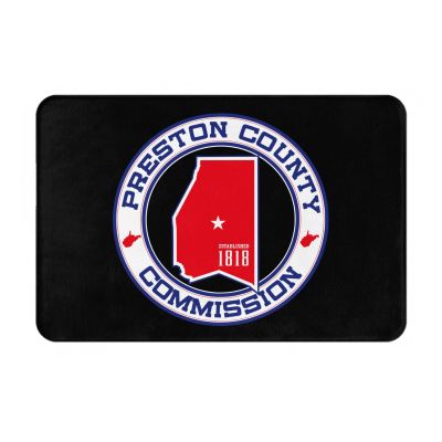 KOSPOGO Seal of Preston County, West Virginia Bathroom Rugs Ultra Soft Non Slip Bath Mat Durable Kitchen Bedroom Rug 16x24 Inch Area Rug Door Mat