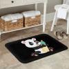 KOSPOGO Cute Panda Holding a Bottle of Milk Bathroom Rugs Ultra Soft Non Slip Bath Mat Durable Kitchen Bedroom Rug 16x24 Inch Area Rug Door Mat view 2