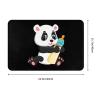 KOSPOGO Cute Panda Holding a Bottle of Milk Bathroom Rugs Ultra Soft Non Slip Bath Mat Durable Kitchen Bedroom Rug 16x24 Inch Area Rug Door Mat view 3