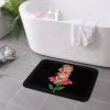 KOSPOGO Cute Elephant Bathroom Rugs Ultra Soft Non Slip Bath Mat Durable Kitchen Bedroom Rug 16x24 Inch Area Rug Door Mat view 4