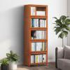 Athena Collection Book Shelf Bookcase with Door 5-Tier Bookshelf Modern Tall Bookcase Free Standing Book Storage Display Shelf Home Dcor Furniture for Home Office Bedroom Living Room view 2