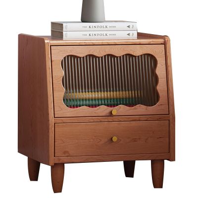 Beautiful And Practical Bedside Storage Cabinet Nightstand With Drawer Small Bedside Table Office Coffee Table Side Cabinet Bedroom Decor Furniture Bedside Cabinet ( Color : BrownA , Size : 40*40*55cm