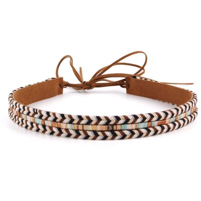 XUYUH Hatband Cowboy Hat Band DIY American Hat Band Western Hat Belt Studded Hat Band Western Beaded Hat band Hat Band
