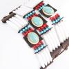 XUYUH Hatband Cowboy Hat Band DIY American Hat Band Western Hat Belt Studded Hat Band Western Beaded Hat band Hat Band view 4