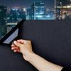Mangobox Static Cling Total Blackout Window Film 100% UV Blocking Window Darkening Film Black Opaque Privacy Window Tint Removable Plastic Glass Covering (23.6x236.2 inches) view 1