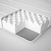 FJLL foam mattress, 140x200 cm, firm/white view 4