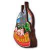 Metabetchouan-Lac-a-la-Croix Quebec Canada Fridge Magnet 3D Wooden City Travel Souvenirs Handmade Crafts Refrigerator Magnets Stickers Home Decor Collection Gift view 3