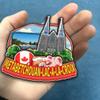 Metabetchouan-Lac-a-la-Croix Quebec Canada Fridge Magnet 3D Wooden City Travel Souvenirs Handmade Crafts Refrigerator Magnets Stickers Home Decor Collection Gift view 4
