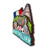 Montpellier France Fridge Magnet 3D Wooden City Travel Souvenirs Handmade Crafts Refrigerator Magnets Stickers Home Decor Collection Gift view 3