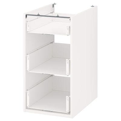 ENHET base cb w 3 drawers, 40x60x75 cm, white