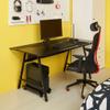 UTESPELARE/MATCHSPEL gaming desk and chair, black view 2