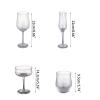 Clear Champagne Flutes Modern Glasses Cocktail Wine Cup For Home Bar Party Anniversary Wedding Use Home Decoration Champagne Glasses Set Of 24 view 3