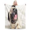 Cute GOG Throw Blanket for Couch 80"x60" Bed Sofa Super Soft Cozy Blanket Flannel Blankets & Throws view 1