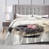Cute GOG Throw Blanket for Couch 80"x60" Bed Sofa Super Soft Cozy Blanket Flannel Blankets & Throws view 3