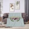 Flag of Big Horn County, Wyoming Throw Blanket for Couch 80"x60" Bed Sofa Super Soft Cozy Blanket Flannel Blankets & Throws view 4