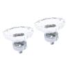 cabinet handles, 3pcs Glass Dresser Diamond knob Glass knobs Crystal Cabinet knobs CabinetKitchen Cabinet Knob Bathroom knob for Artificial Crystal Knob ( Color : Transparentx3pcs , Size : 4.5x4.5cmx5 view 1