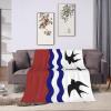 San Juan Capistrano Flag, Calfiornia Throw Blanket for Couch 50"x40" Bed Sofa Super Soft Cozy Blanket Flannel Blankets & Throws view 4