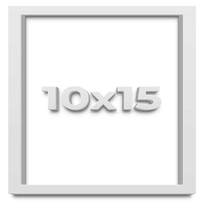 10x15 Shadow Box White Solid Pine Wood Picture Frame with Acid-Free Backing UV Acrylic & Hanging Hardware with 0.75 Inches of Usable Depth and 0.75 Inches Frame Moulding Width