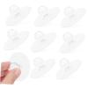 ECOLFE Cabinet Handles, 10pcs Self-Adhesive Crystal Knobs Suction Cup s Knobs for Kitchen Transparent CabinetDoor Knobs view 1