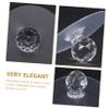 ECOLFE Cabinet Handles, 10pcs Self-Adhesive Crystal Knobs Suction Cup s Knobs for Kitchen Transparent CabinetDoor Knobs view 3