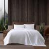Eddie Bauer - Queen Size Blanket, 100% Soft Cotton Bedding with Waffle Weave Texture, 400 GSM, Throw Blanket for Couch or Bed (White) view 2