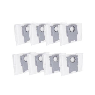 JINGDING Reusable Dust Bag, Compatible For Roborock S8+ / S8 Pro Ultra / S7 Maxv Ultra / Q5 / Q5+ / Q7+ / Q7 Max+, Robot Vacuum Cleaner Spare Parts Replacement spare parts (Color : 8pcs)