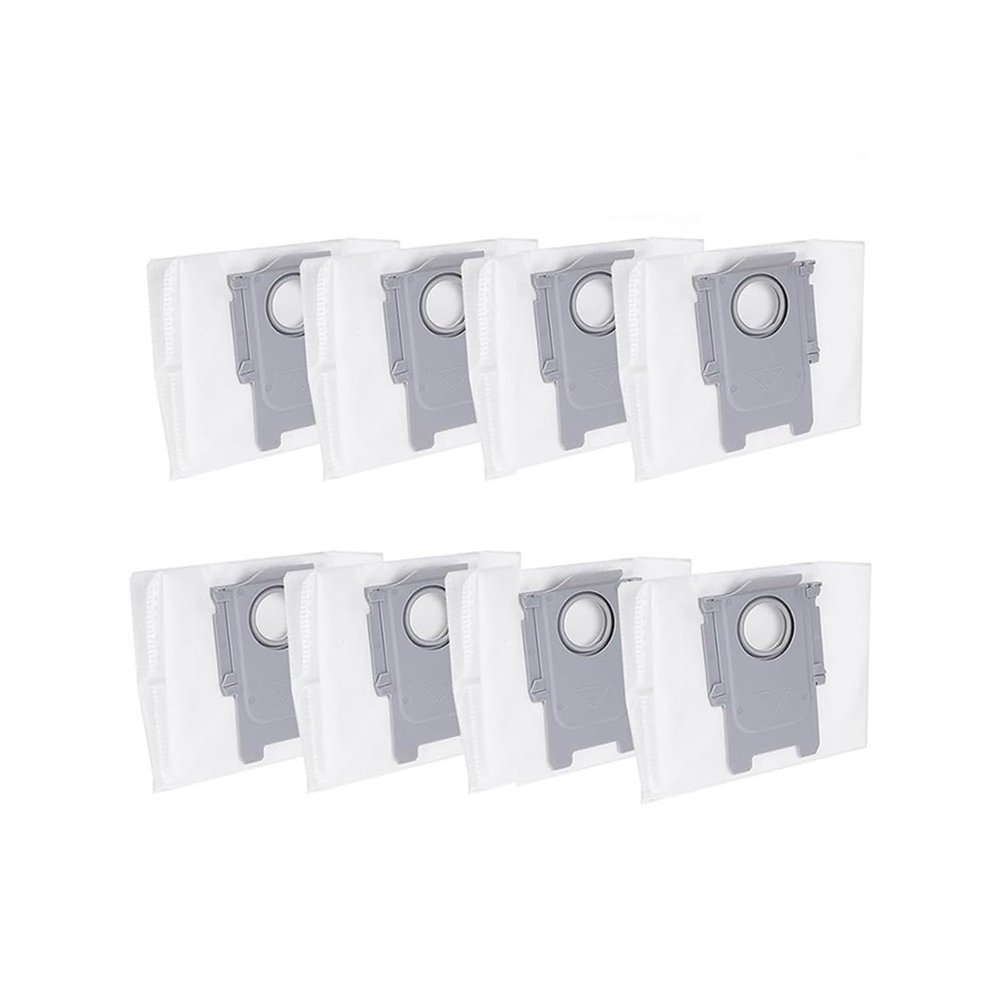 JINGDING Reusable Dust Bag, Compatible For Roborock S8+ / S8 Pro Ultra / S7 Maxv Ultra / Q5 / Q5+ / Q7+ / Q7 Max+, Robot Vacuum Cleaner Spare Parts Replacement spare parts (Color : 8pcs)