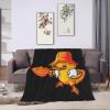 Cute Duck Throw Blanket for Couch 40"x30" Bed Sofa Super Soft Cozy Blanket Flannel Blankets & Throws view 4